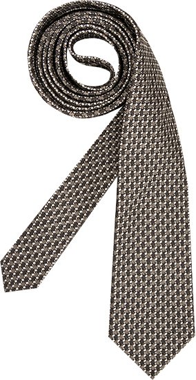 CERRUTI 1881 Herren Krawatte grau Gemustert