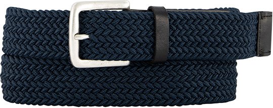 Thumbnail - Marc O'Polo Herren Gürtel blau Textil