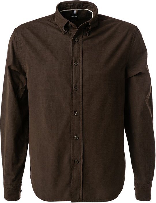 BOSS Black Herren Hemd braun