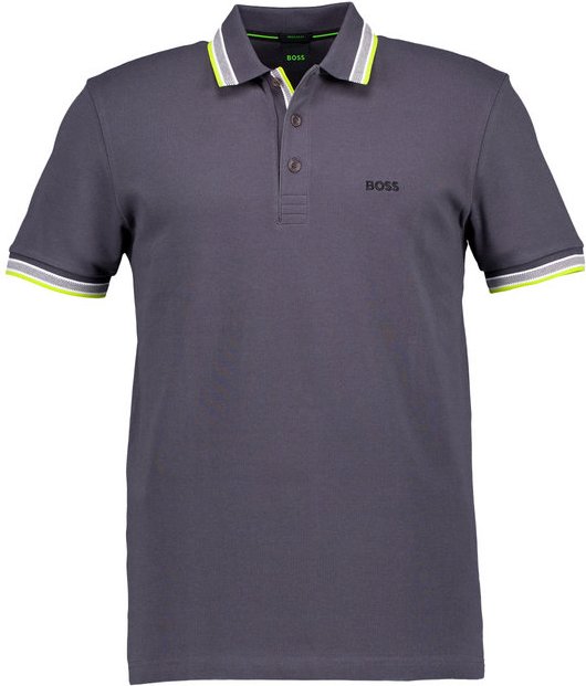 BOSS Green Herren Polo-Shirt grau
