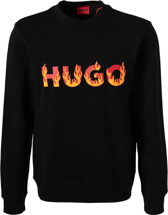 Thumbnail - HUGO Herren Sweatshirt schwarz unifarben