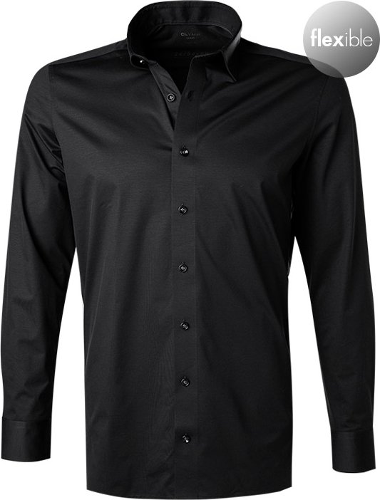 OLYMP Herren Hemd schwarz
