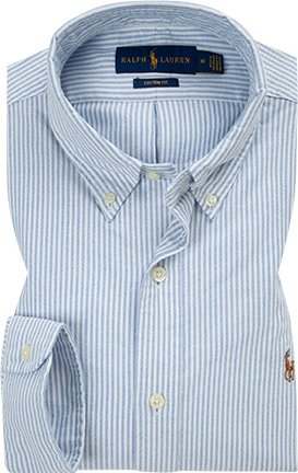 Thumbnail - Polo Ralph Lauren Herren Hemd blau gestreift