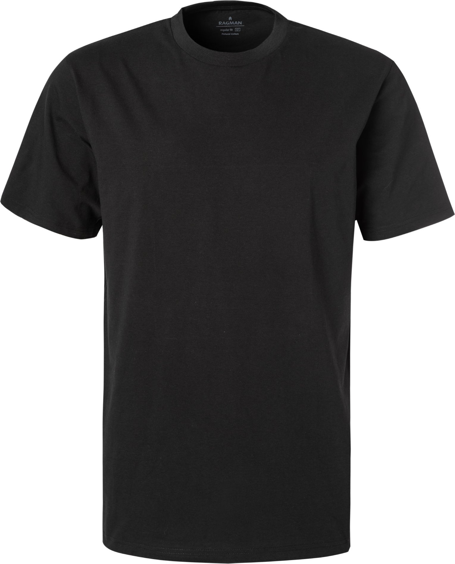 RAGMAN Herren T-Shirt schwarz