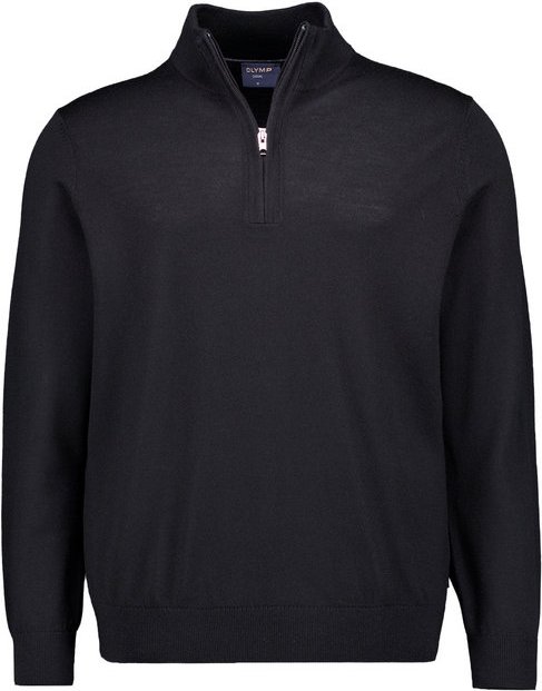 Thumbnail - OLYMP Herren Troyer schwarz unifarben