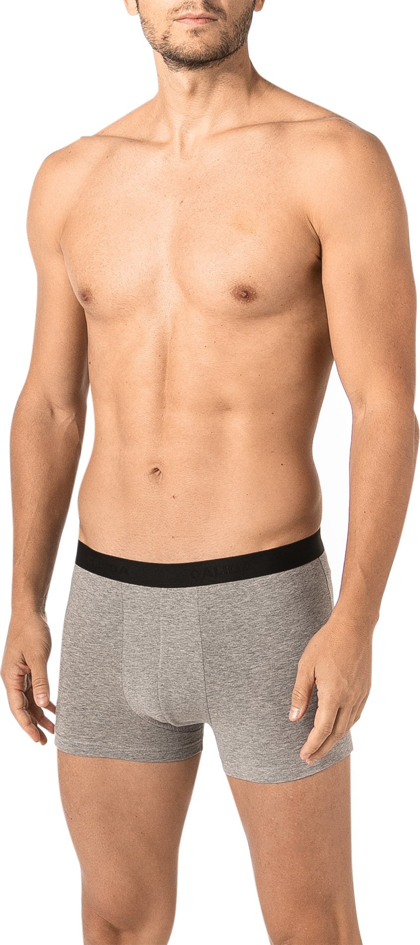 Thumbnail - CALIDA Herren Trunks grau Baumwolle & Mix unifarben