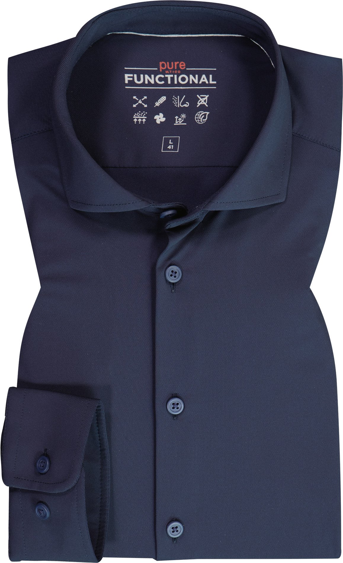 Thumbnail - PURE Herren Hemd blau