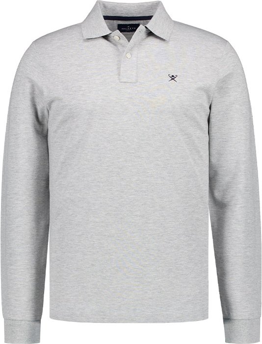 Thumbnail - HACKETT Herren Polo-Shirt grau Slim Fit