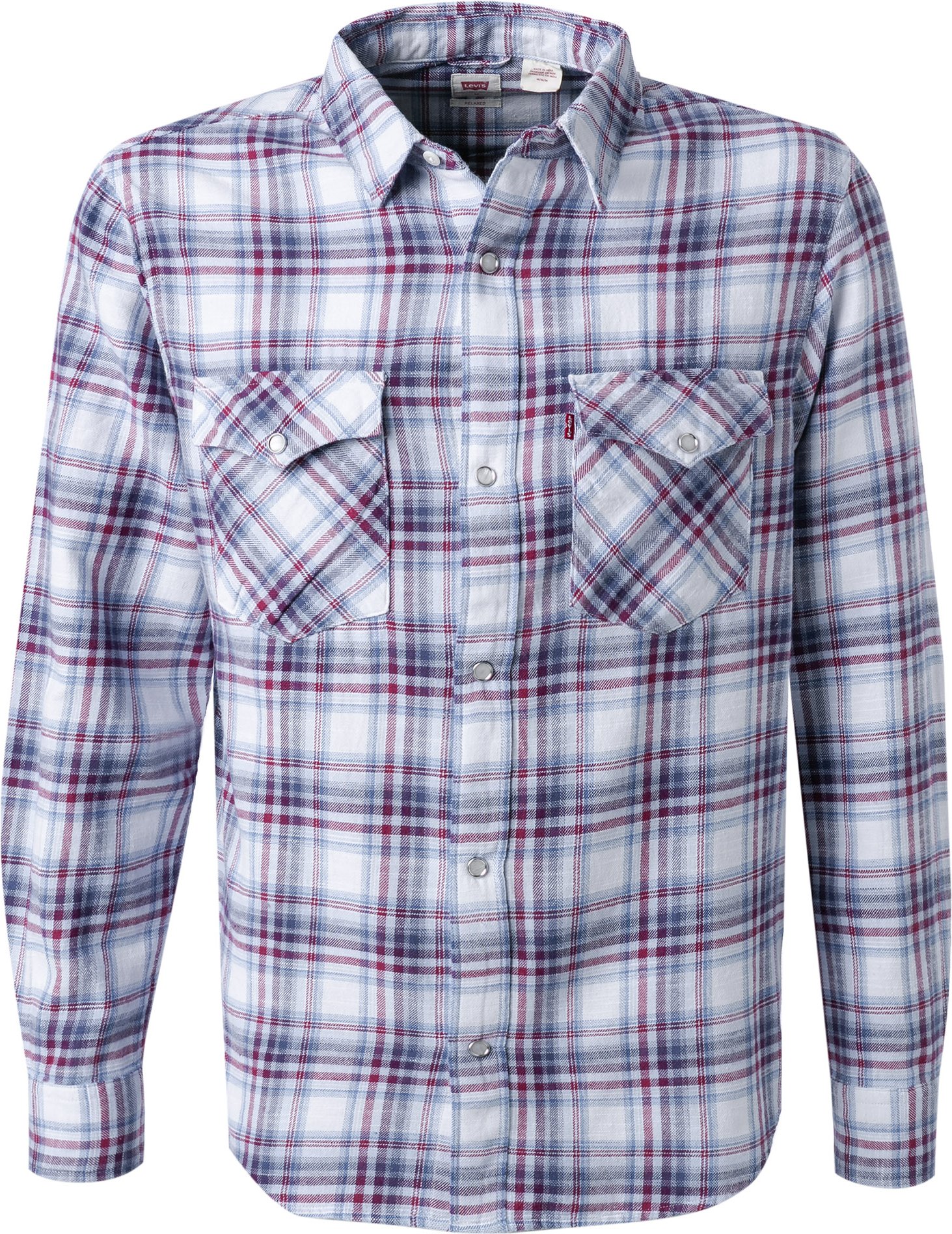 Levi's® Herren Overshirt blau kariert