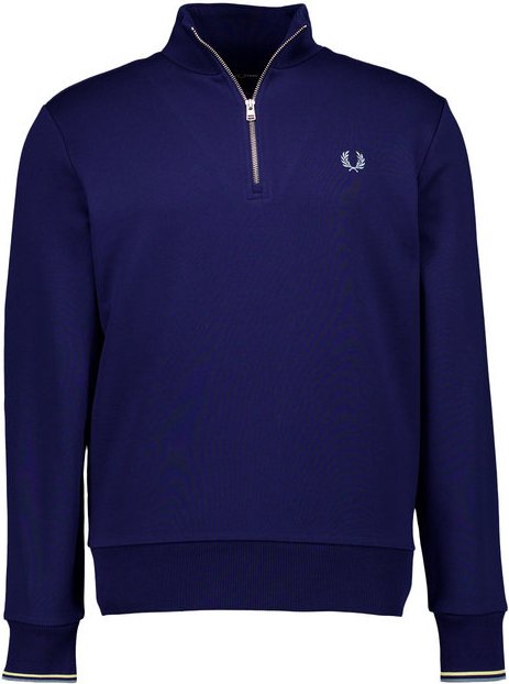 Fred Perry Herren Troyer blau unifarben