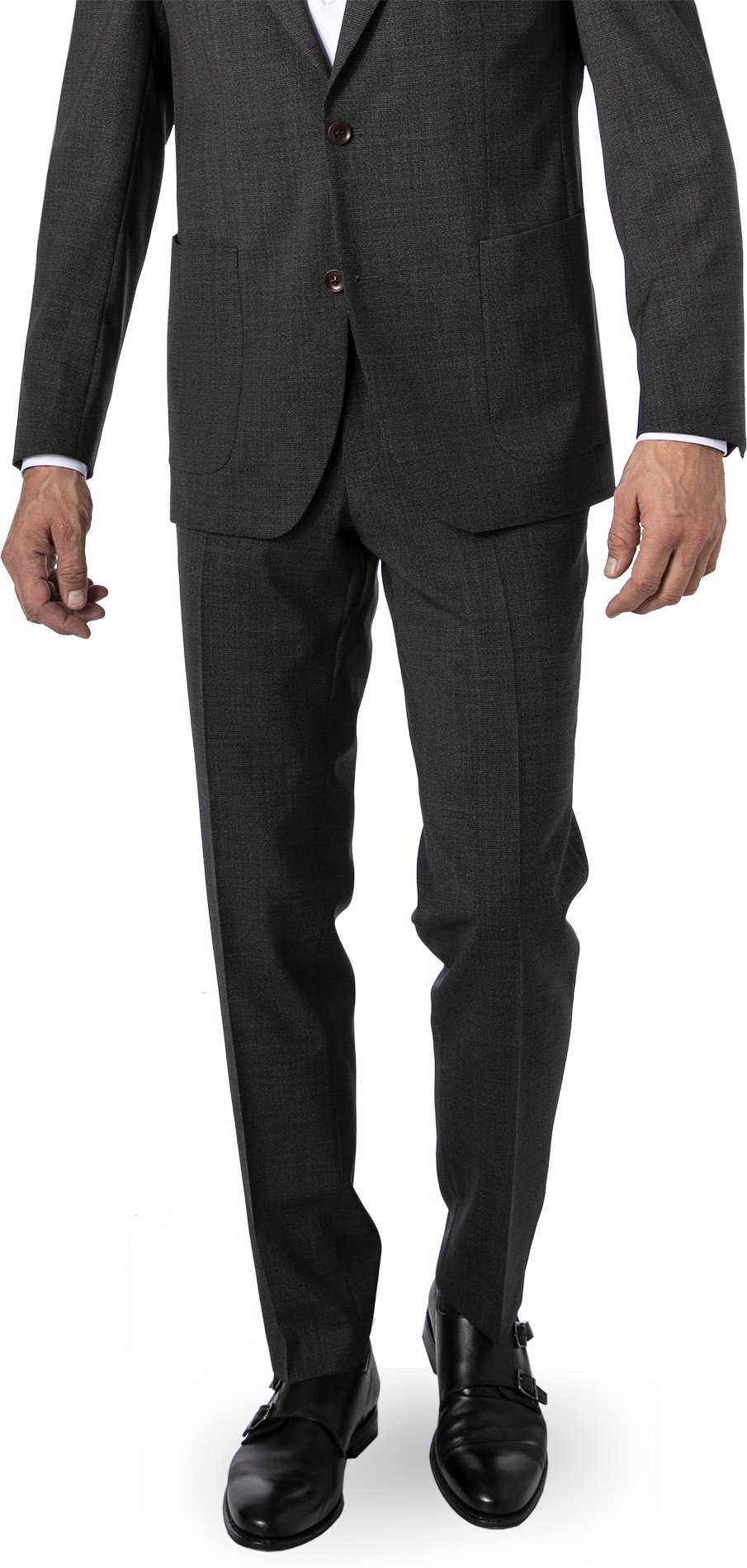 Thumbnail - Carl Gross Herren Hose grau meliert