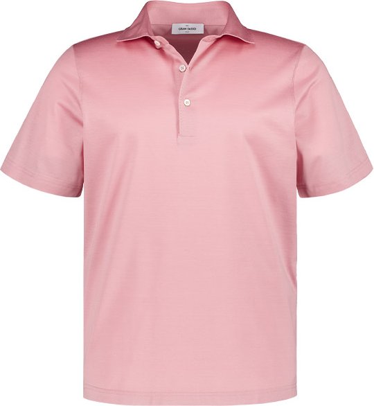 Gran Sasso Herren Polo-Shirt rosa