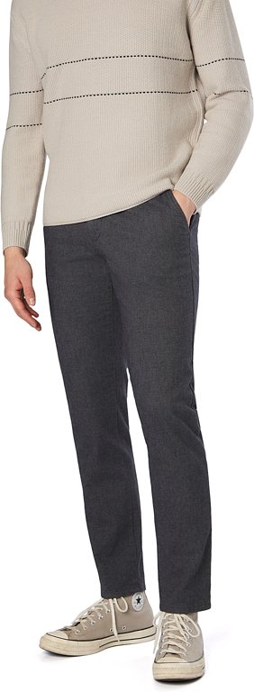 GARDEUR Herren Hosen grau meliert