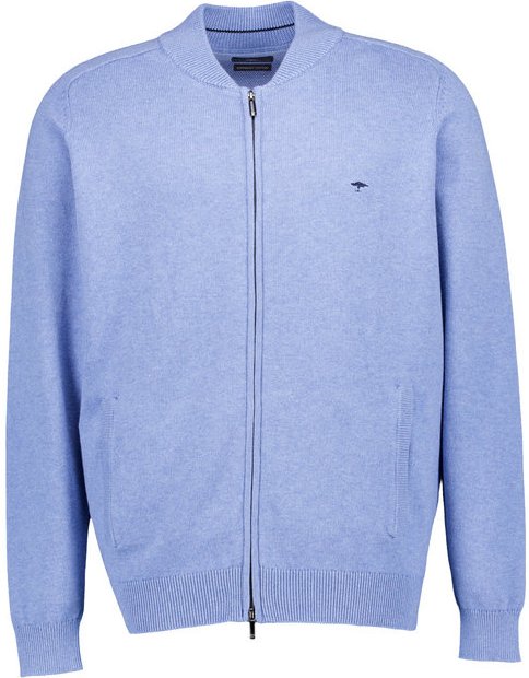 Thumbnail - Fynch-Hatton Herren Cardigan blau unifarben
