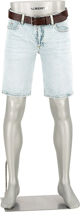 Thumbnail - Alberto Herren Jeansshorts blau