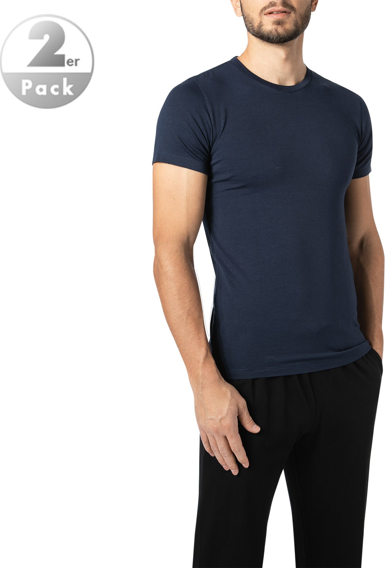 Polo Ralph Lauren Herren T-Shirts blau Baumwolle & Mix unifarben