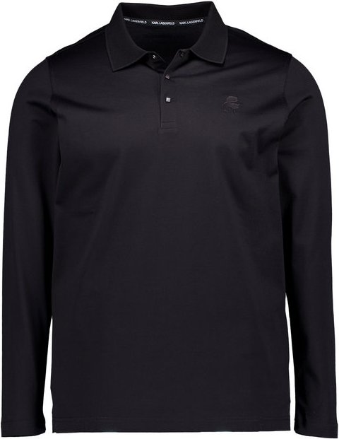 KARL LAGERFELD Herren Polo-Shirt schwarz
