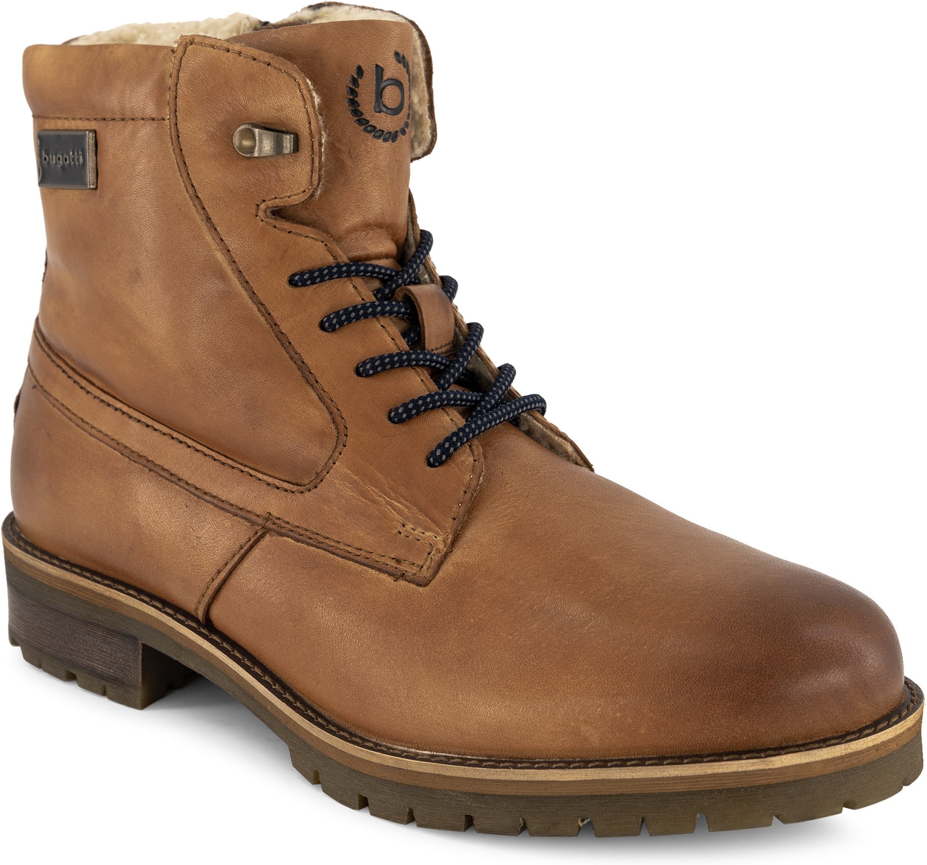 Thumbnail - bugatti Herren Schnürboots braun Glattleder