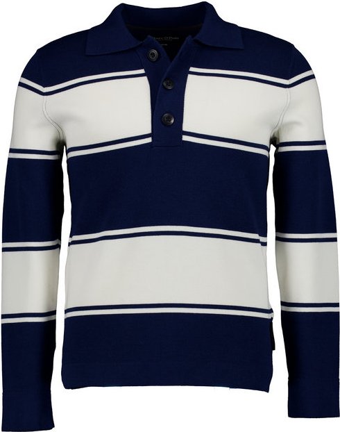 Marc O'Polo Herren Pullover blau Gestreift
