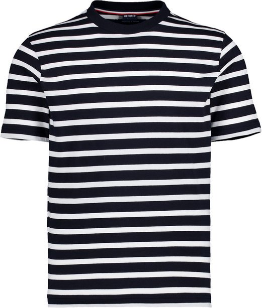 HECHTER PARIS Herren T-Shirt blau gestreift