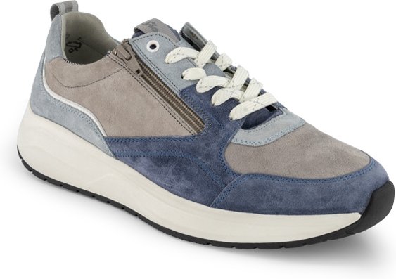 Sioux Herren Sneaker blau,multicolor Velours