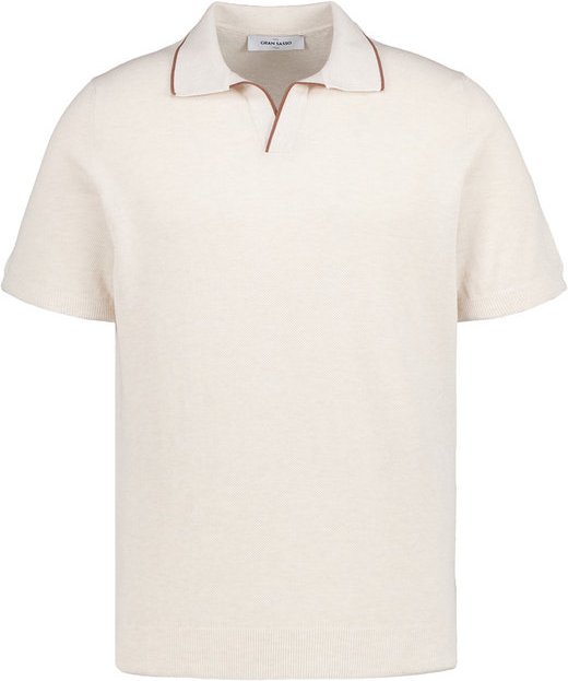 Gran Sasso Herren Polo-Shirt beige