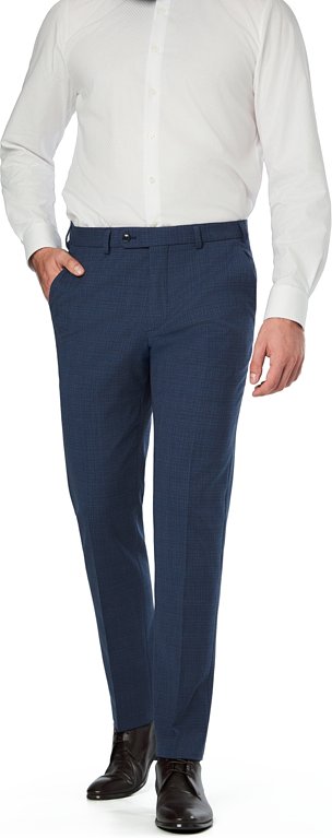 DIGEL Herren Hose blau meliert