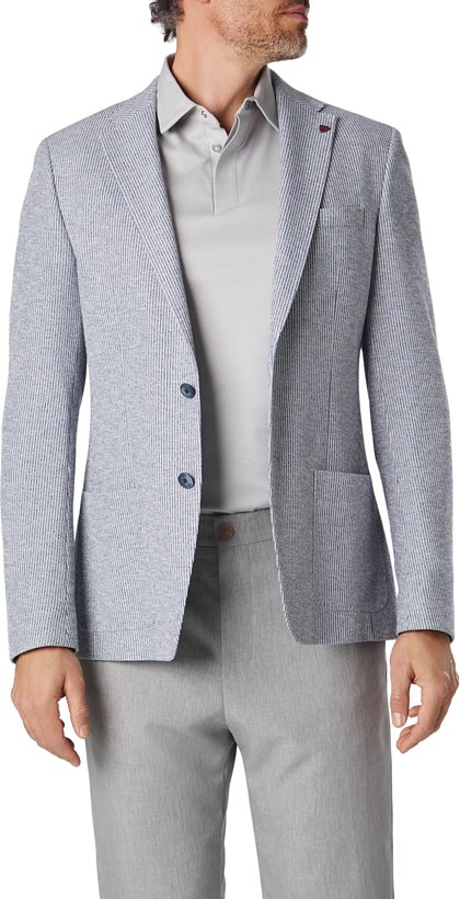 ROY ROBSON Herren Sakko blau Slim Fit