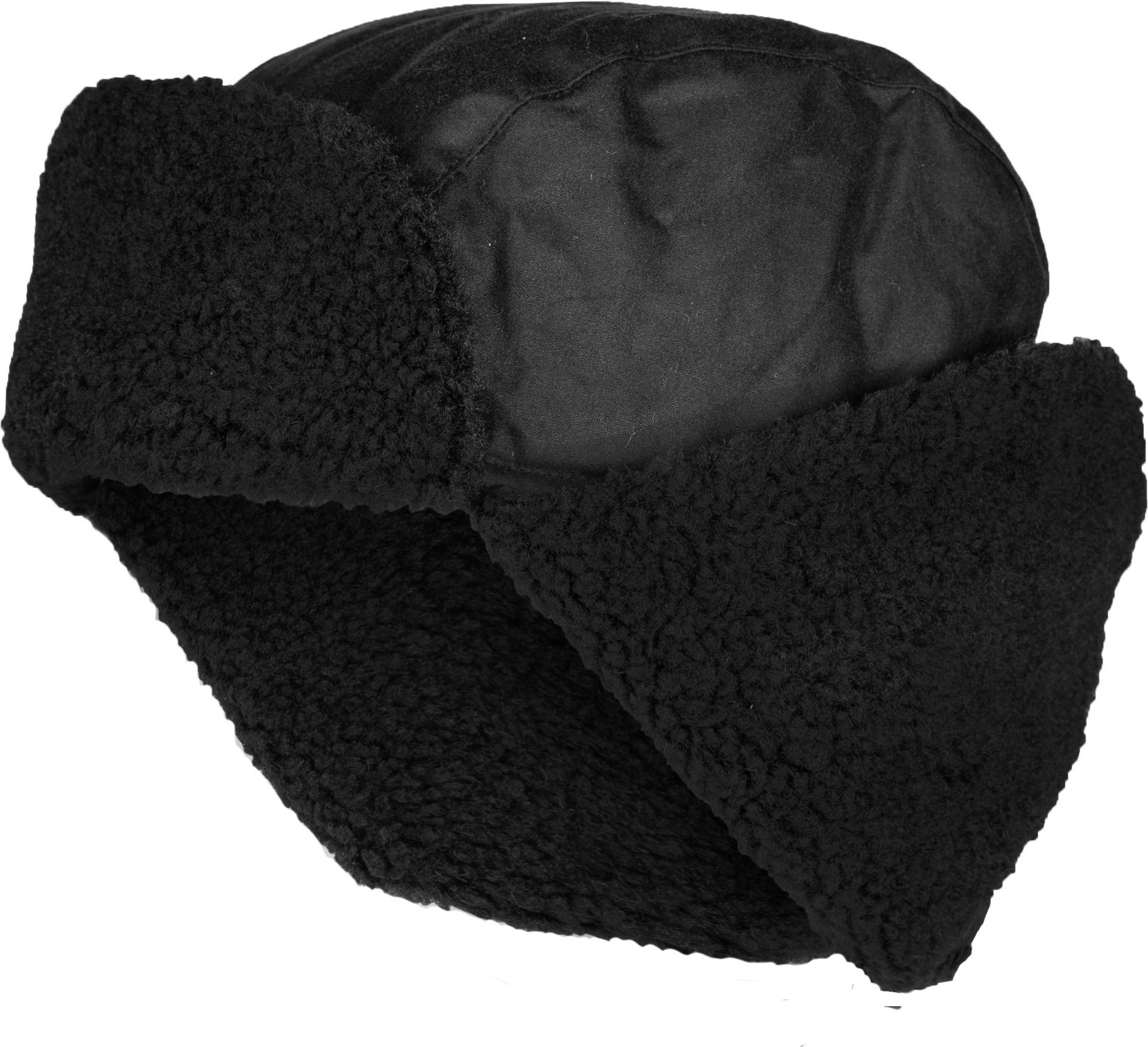 Barbour Herren Mütze schwarz Baumwolle gewachst