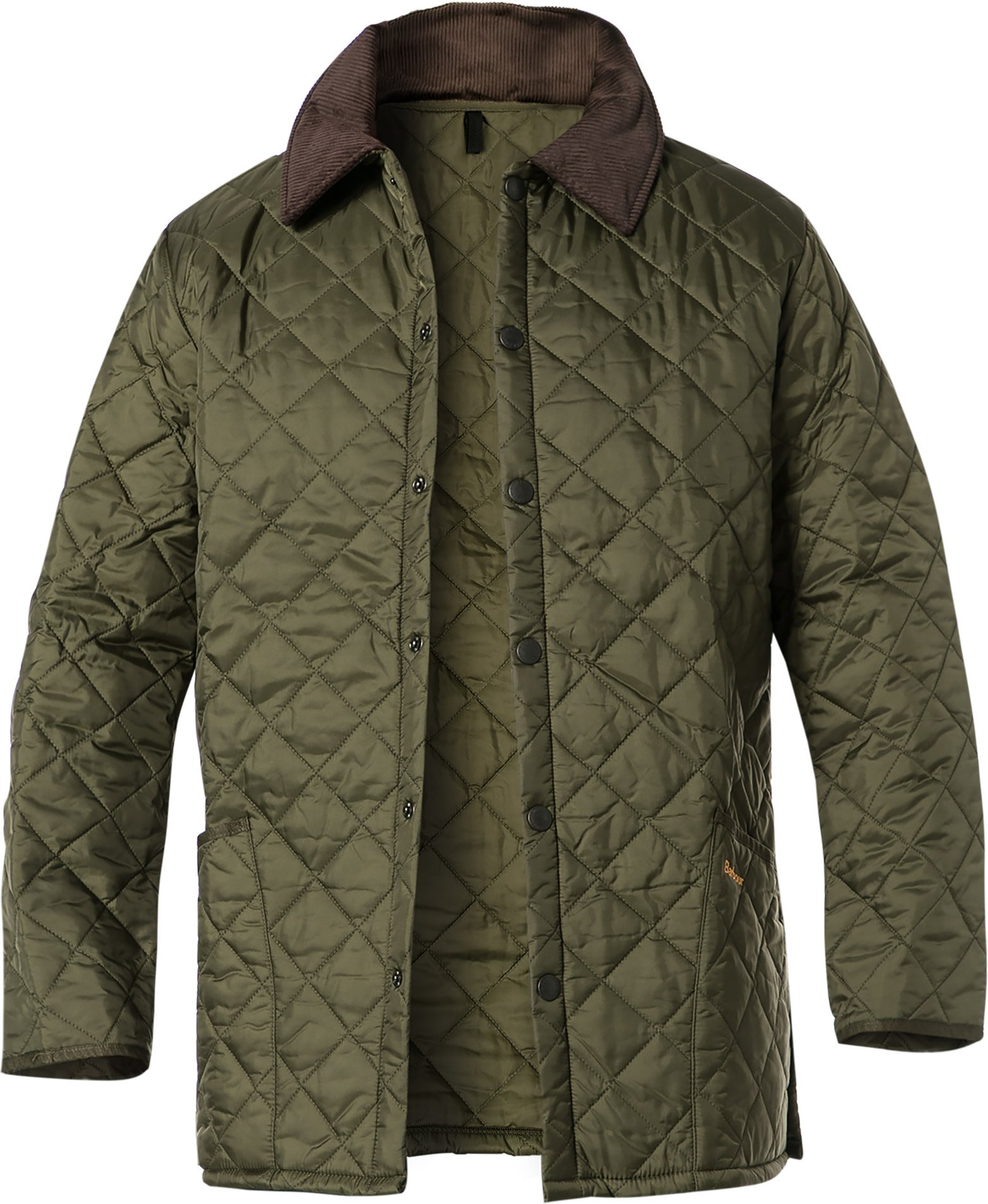 Thumbnail - Barbour Herren Steppjacke grün unifarben