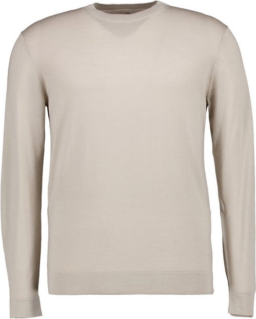 BOGGI MILANO Herren Pullover beige unifarben