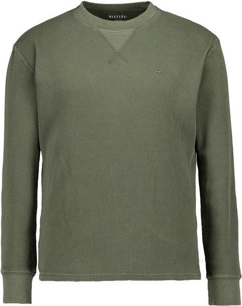 MUSTANG Herren Longsleeve blau