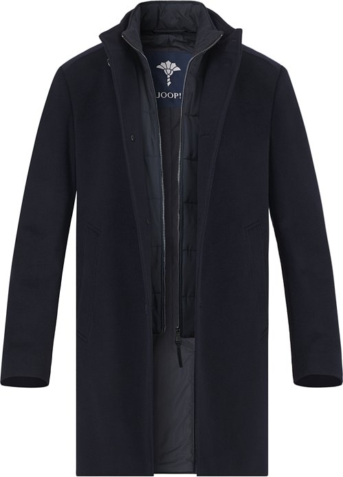 JOOP! Herren Mantel blau unifarben