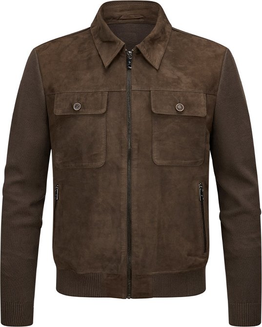 Thumbnail - MILESTONE Herren Jacke braun unifarben