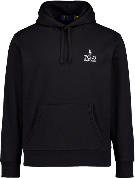 Polo Ralph Lauren Herren Hoodie schwarz unifarben