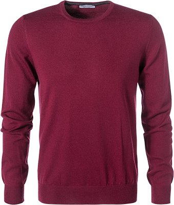 Thumbnail - Gran Sasso Herren Pullover rot unifarben