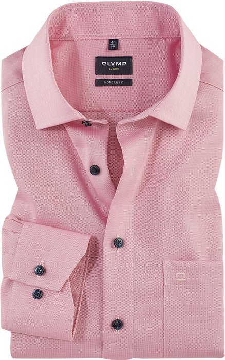 OLYMP Herren Hemd rosa