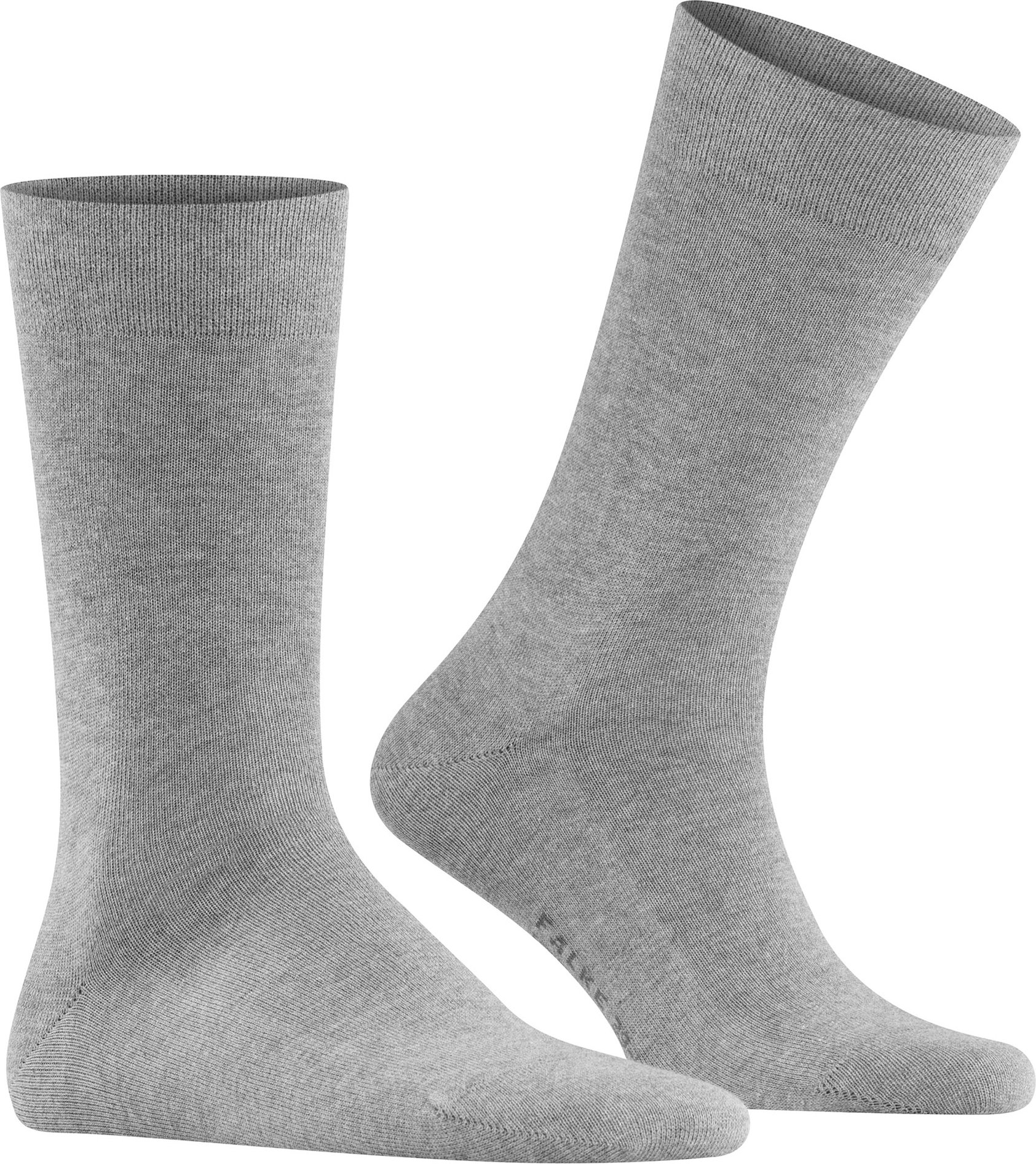 Thumbnail - Falke Herren Socken grau Baumwolle & Mix unifarben