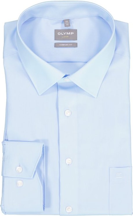Thumbnail - OLYMP Herren Hemd blau Comfort Fit