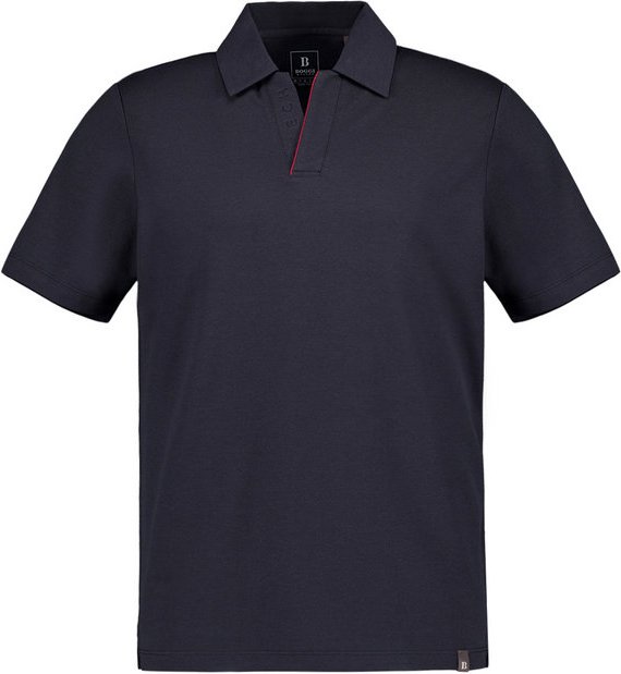 BOGGI MILANO Herren Polo-Shirt schwarz