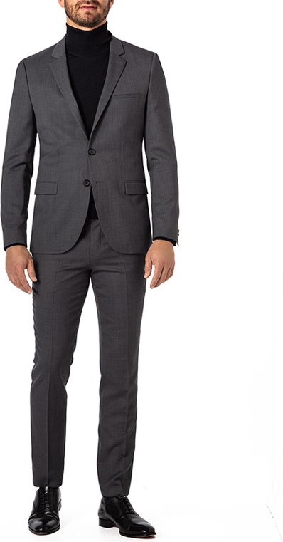 Thumbnail - HUGO Herren Anzug grau Slim Fit