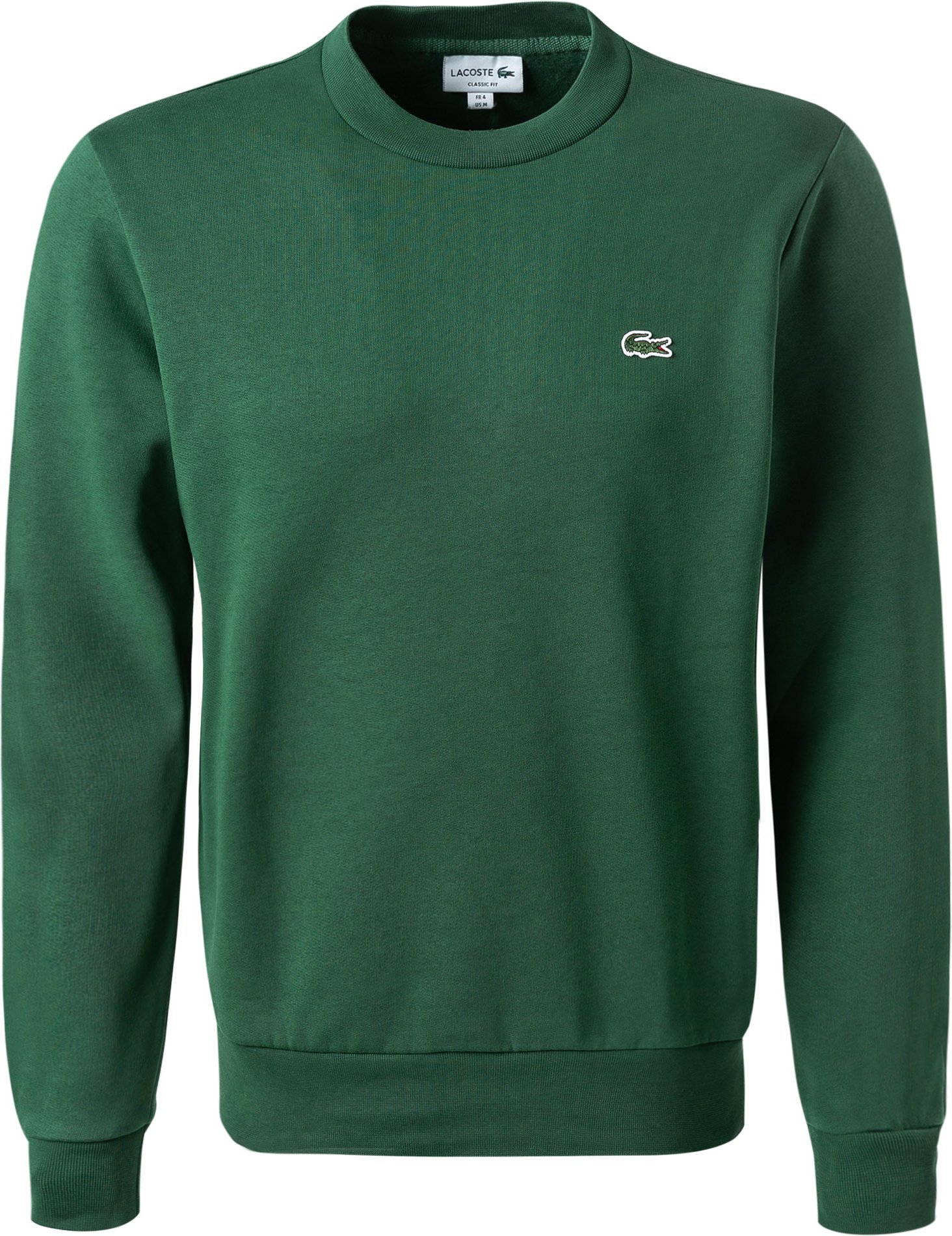 Thumbnail - LACOSTE Herren Sweatshirt grün unifarben Classic Fit