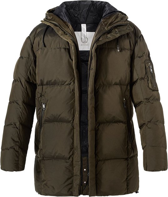 BOGNER Herren Daunenjacke grün unifarben