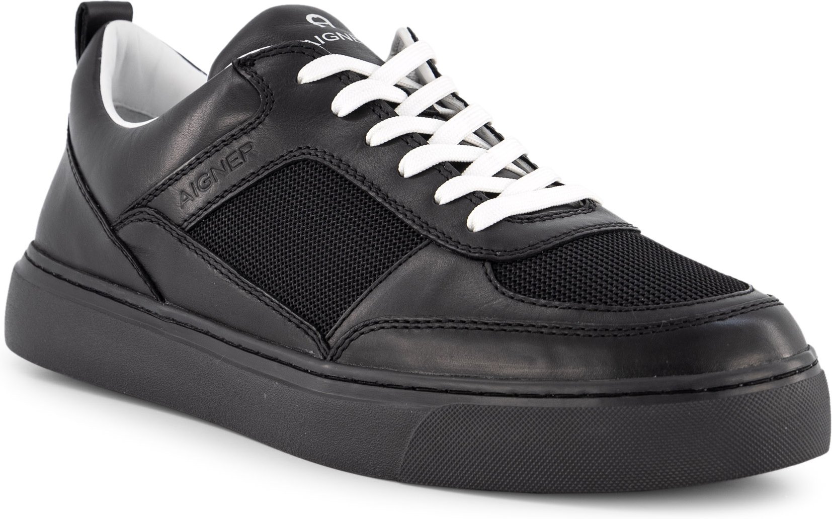 Thumbnail - AIGNER Herren Sneaker schwarz Glattleder