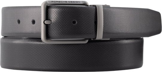 PORSCHE DESIGN Herren Gürtel schwarz Glattleder