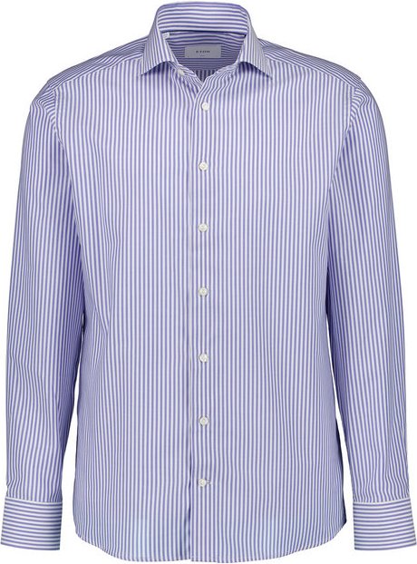 ETON Herren Hemd blau gestreift Slim Fit