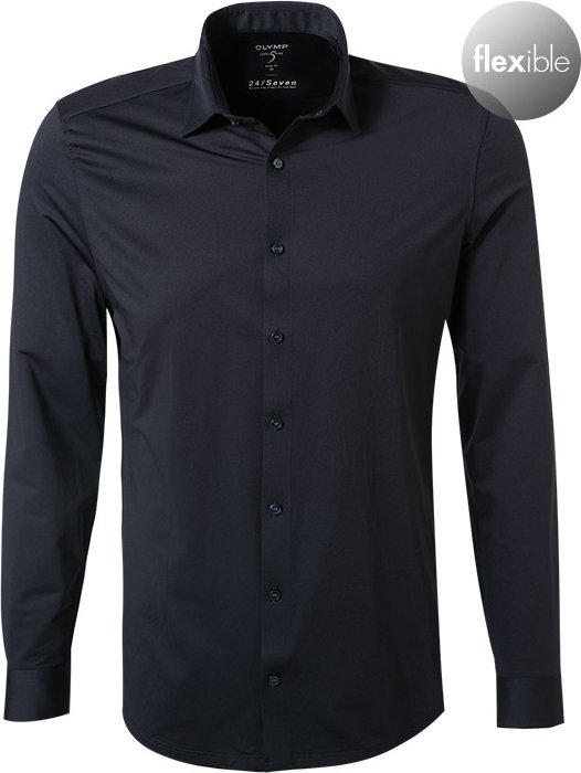 OLYMP Herren Hemd blau
