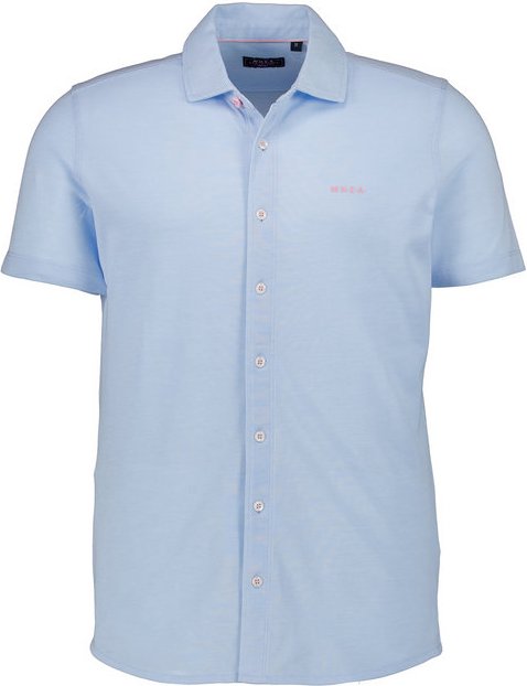 N.Z.A. Herren Kurzarmhemd blau