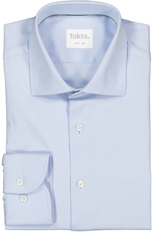 Thumbnail - fakts Herren Hemd weiß Slim Fit