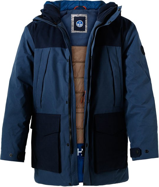 Thumbnail - NORTH SAILS Herren Funktionsparka blau unifarben